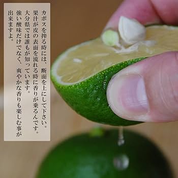 Amazon.co.jp: 大分 かぼす 4kg 大小混 25～50玉 露地栽培